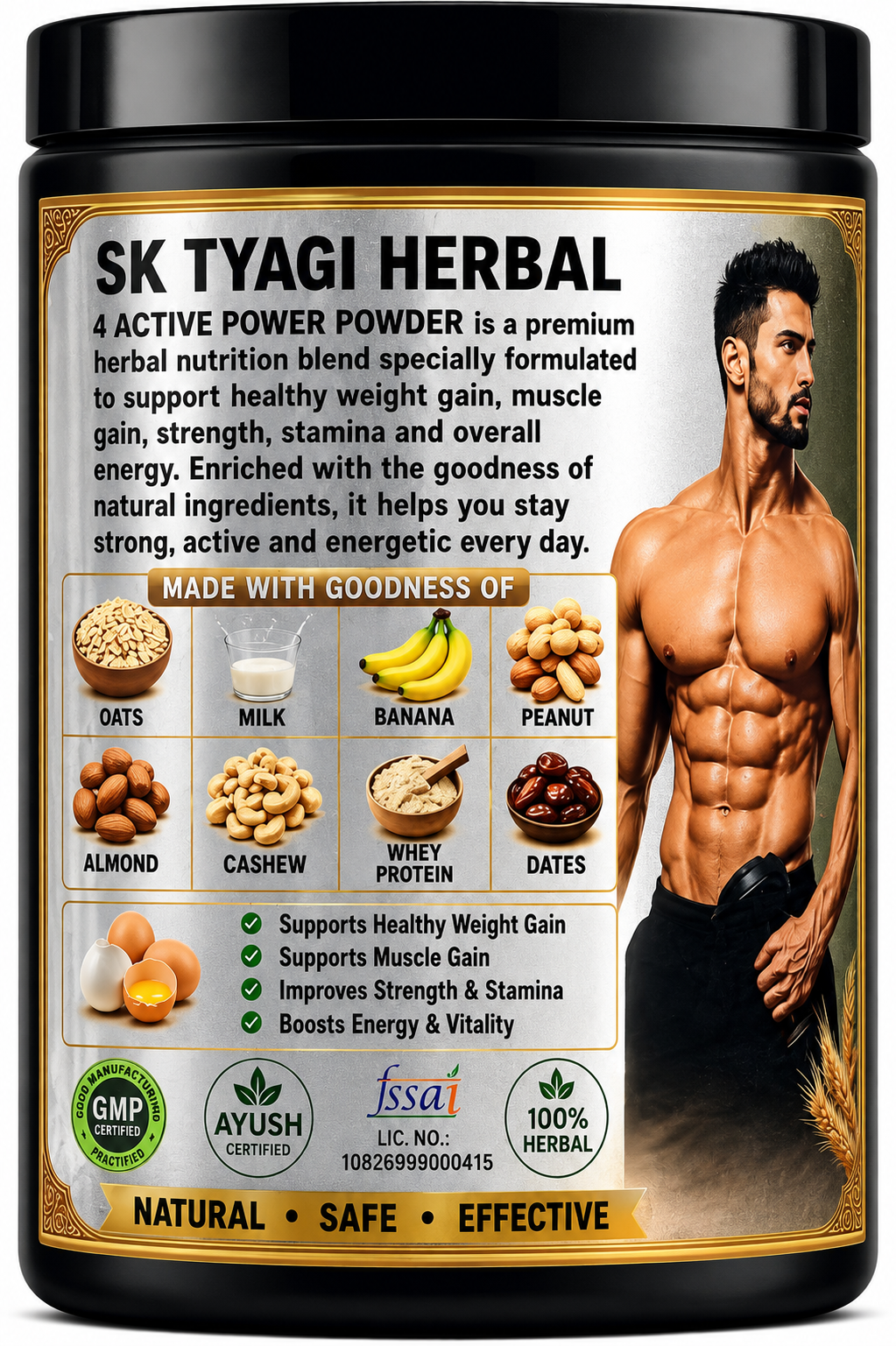 4 ACTIVE POWER POWDER